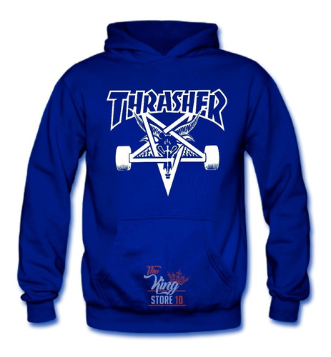 Poleron Estampado Thrasher 100% Algodón, The King Store 10