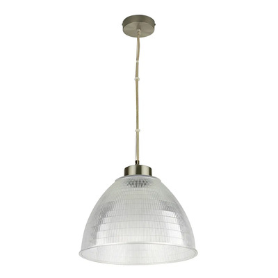 Lámpara Led Colgante Aluminio Satinado 15w Tecnolite Ctl-8070\u002Fs Color Blanco | Meses sin interés