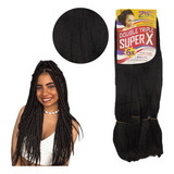 Cabelo Jumbo Jumbão Super X Tranças Kanekalon Box Braid 400g