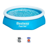 Pileta Bestway. 244 X 61cm - Con Bomba Fltradora. Ofertaaa