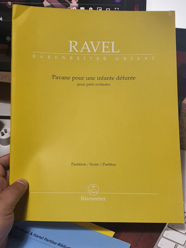 Ravel Bärenreiter - Pavane Pour Une Infante Défunte Urtext