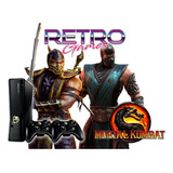 Xbox360 250gb Retrogames Mortal Kombat 9 Rtrmx