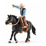 Schleich América Del Norte Bronc De La Montura A Caballo Del