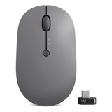 Mouse Lenovo Go Inalambrico/gris Y Negro