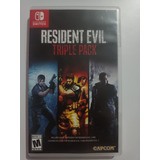 Caja Sola Sin Juego Sident Evil Triple Pack Nintendo Switch 