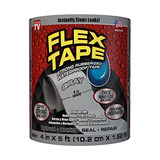 Flex Tape Cinta Impermeable De Goma, 4 X 5 Pies, Color Gris