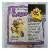 Juguete Mcdonald's Garfield En Su Scooter Año 1988
