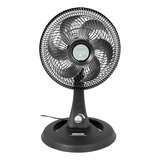 Ventilador Turbo Silence Compact 2 En 1 Samurai Negro