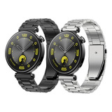 2 Correas Acero Inoxidable Para Huawei Watch Gt4 41mm / 18mm