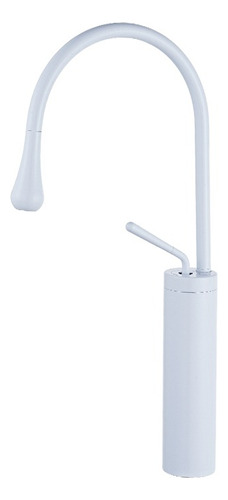 Llave Grifo Monomando Lavabo Ovalin Baño Blanco Gami