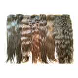 4 Cortina Cabello Natural 60 Cms Largo X 20 Premiun Micropei