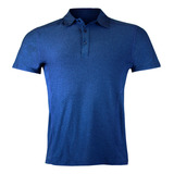 Polera Dry Fit Con Cuello Manga Corta Jaspeada Hombre