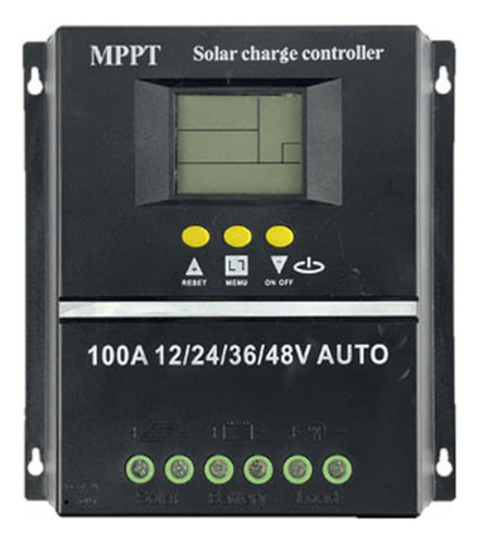 Controlador De Carga Solar 100a Mppt, Regulador, Entrada Máx