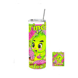 Termo Cafe Skinny Tumbler 20 Oz  Grinch Cafecito Regalo