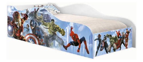 Cama Solteiro Avengers Com Colchão, Quarto Infantil