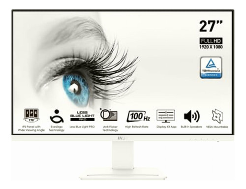 Msi Monitor 27  Pro Mp273aw 100hz