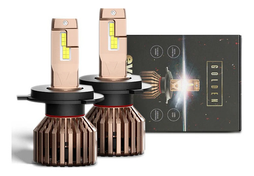 Kit Focos Led Evolum Golden Auto 22,000lm Hiperled Power