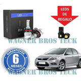 Kit Luces Led Cree H7 H1 O H11 Ford Focus 16.000lms No Xenon