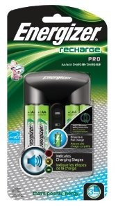 Energizer Chrprowb4 Cargador Pro Con 4-aa Baterías Nimh Reca