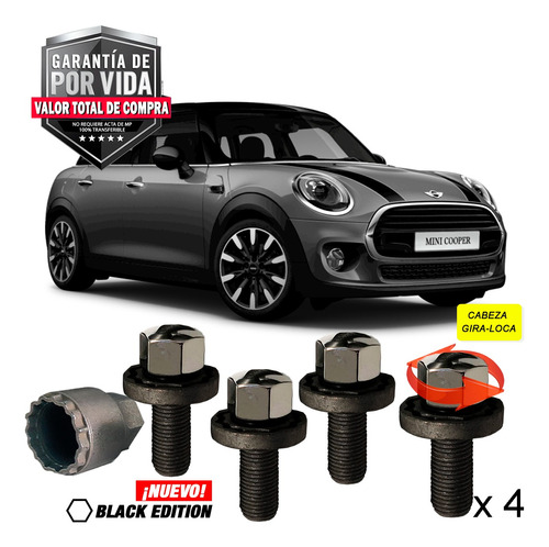 Tuercas Seguridad Mini Cooper Paceman Se All Galaxylock