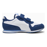 Zapatilla Niño Puma Cabana Racer 2.0 V Ps 383730 12 White 