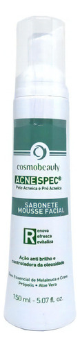 Acne Spec Sabonete Antiacne Mousse Facial Cosmobeauty 150ml