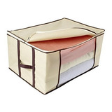 Caja Organizadora Guarda Mantas Ropa Con Cierre  45x30x20 Cm