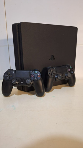 Playstation 4 Slim 1tb + 2 Joysticks + Cable Power + Hdmi