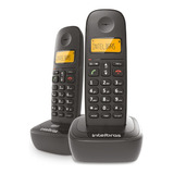 Telefone Sem Fio Intelbras Ts 2512 + Ramal Adicional Preto