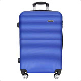 Mala De Viagem Media 23kg Venture Infinity Rodas 360 Azul