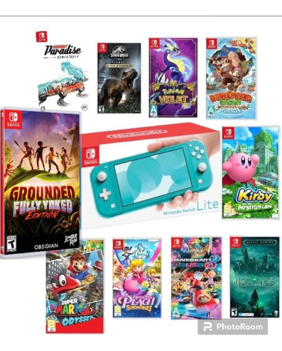  Nintendo Switch Lite Magia Con 128gb + Accesorios Gratis 