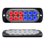 Par De Strobos Com 12 Leds Cada Carro Moto Caminhao Cores