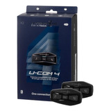 Intercomunicador Moto Kit 2 Interphone U-com 4 