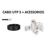 Cabo Cat5 Alarme/cftv 100mt 4 Pares C/10 Rj Gratis - Top