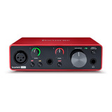 Interface De Audio Focusrite Scarlett Solo 3.ºra  Gen