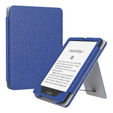 Funda Para Kindle Paperwhite 11 Gen, 6.8 In/azul/con Sosten