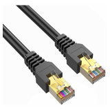 Cable Ethernet Uso Exterior Cat 7 Gamers 10gbps Uv 600mhz