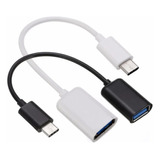 Cable Adaptador Otg Usb Tipo C Macho Usb Hembra