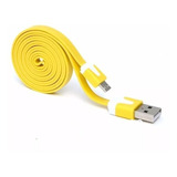 Cable Plano Usb A Microusb Varios Colores V8 Universal