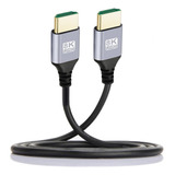  Cablecc Velocidade Ultra Fino Hdtv Hdmi 2.1 Cabo Macho Para