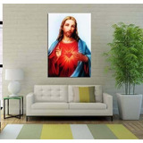 Vinilo Decorativo 50x75cm Jesus Sagrado Cristo Catolico