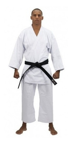 Kimono Kyoshi Karate Start Branco Adulto Com Faixa Branca