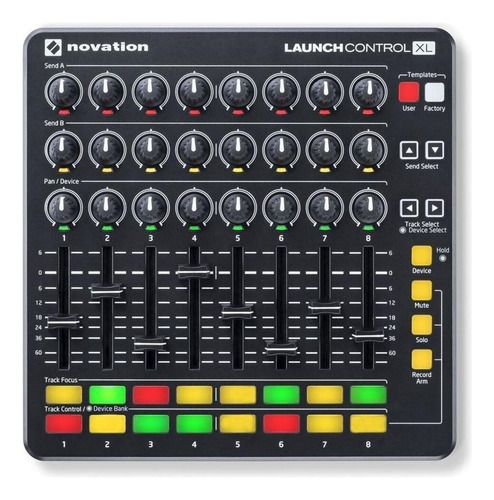 Controlador Dj Novation Launch Control Xl Negro