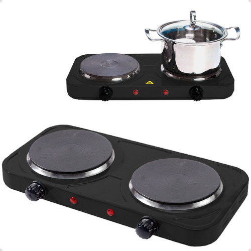 Fogareiro De Indução Cooktop Portátil Elétrico 2 Bocas 2000w