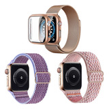 Kit Día De Las Madres Para Apple Watch: Metálica + 2 Elastic