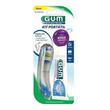Gum Kit Portatil De Viaje Cepillo + Expanding + Crema Dental