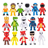 16pcs Stumble Fall Guys Figura Modelo Juguete Niños Regalo