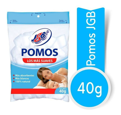 Pomos De Algodon Jgb X 40 Gr - Kg a $80