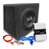 Subwoofer Mercury Ms-312 + Potencia 250w Rms + Cajon Gnc