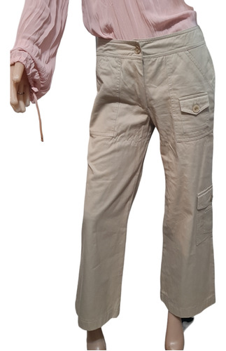 Pantalon Cargo Beige Marca Orix Talle 1